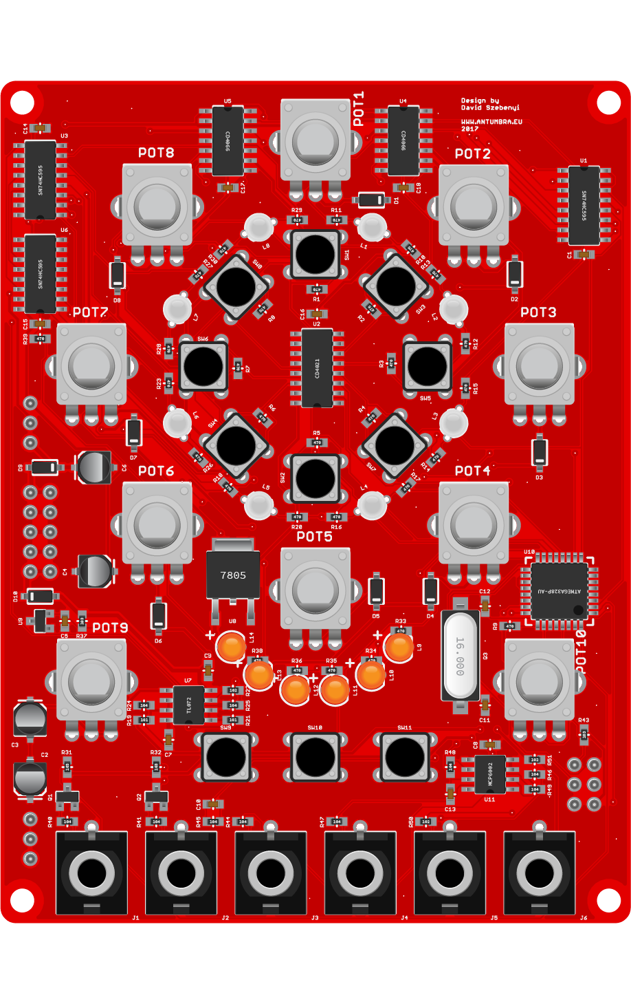 鍵盤楽器 Antumbra ROT8 8 STEP ANALOG SEQUENCER Antumbra | ROT8
